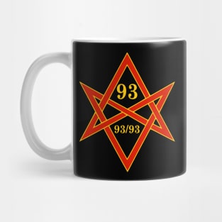 Thelema Thelemite Greeting 93 93/93 Salutation Hexagram Mug